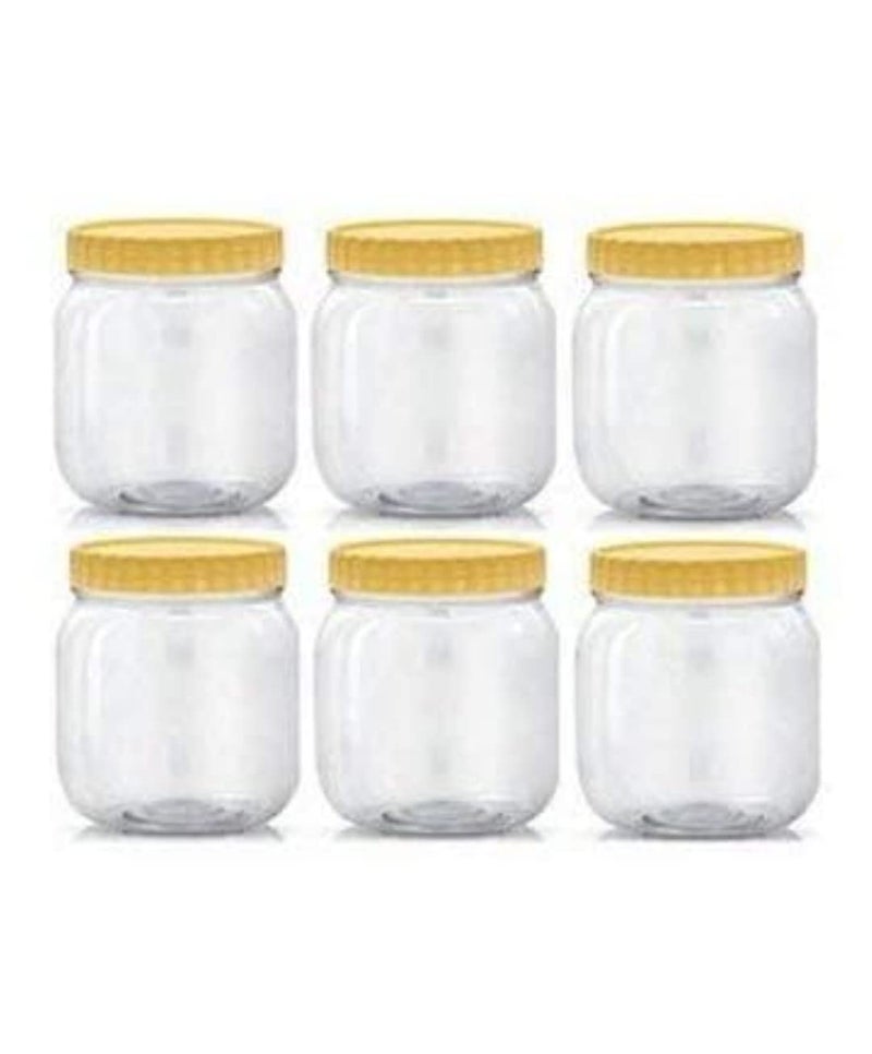 Sunpet Polyurethane Containers Set - 1000 ml, 12 Pcs, Clear, Yellow - Image 2