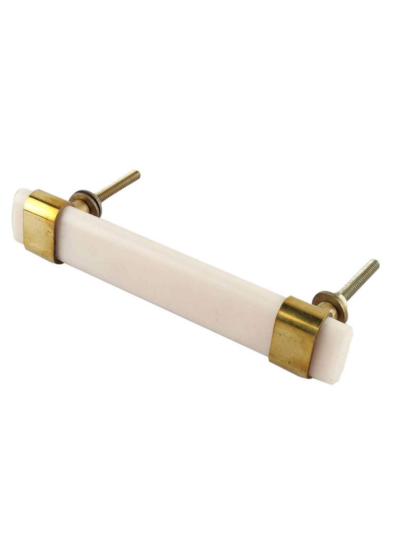 Indian-Shelf IndianShelf Solid Door Handle Resin Wardrobe Handle White Handle Pulls 1 Piece 525 inches  - Image 1