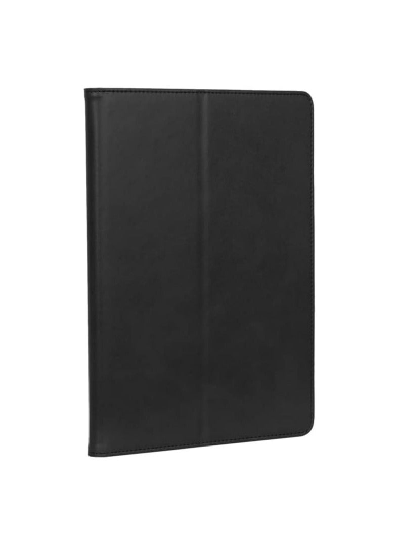 Executive Leather Flip Cover For Tablet - Compatible with Samsung Galaxy Tab A8 / 10.5 inch X200, Flip Stand Cover Leather Case Drop Protection - Black 