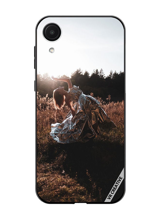 VR CREATIVE Protective Case Cover For Samsung Galaxy A03 Core Girl Dance Pose Design Multicolour - Image 1