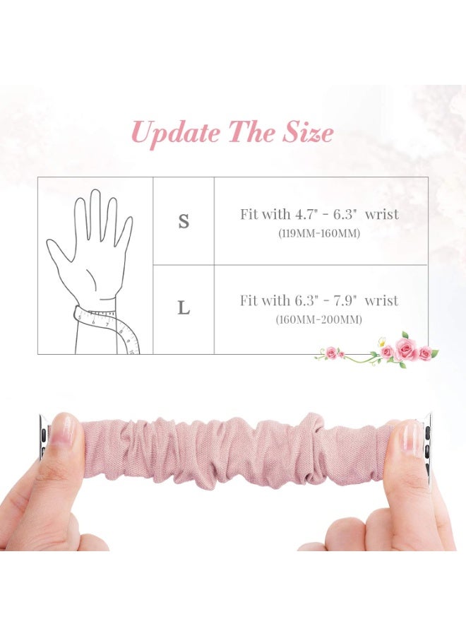 قطعتان متوافقتان مع سوار ساعة أبل، مقاس 38 مم، 40 مم، 41 مم، 42 مم، سوار مطاطي مطبوع لطيف، سوار نسائي لساعات iWatch Series 11 10 9 8 7 6 5 4 3 2 1 SE. - Image 4