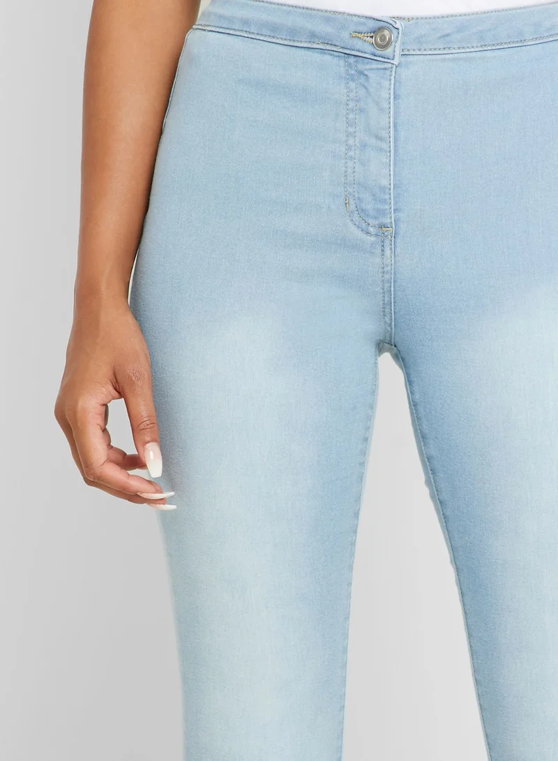 QUIZ Mid Wash Skinny Jeans