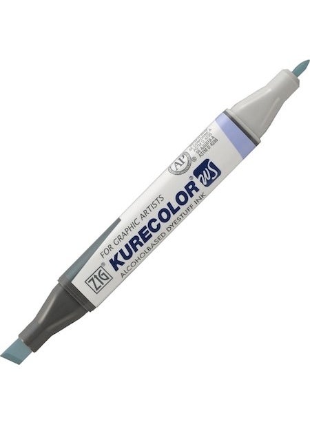Zig 351 Kurecolor KC-3000 Twin Marker - Pale Iceberg Blue  - Image 3