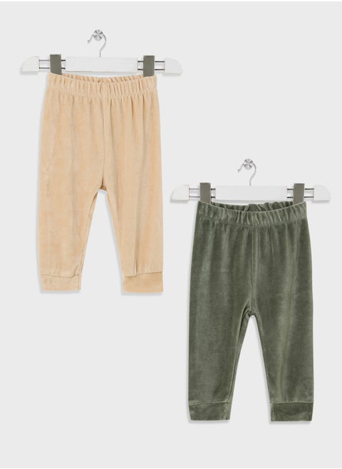 Infant 2 Pack Velvet Sweatpants