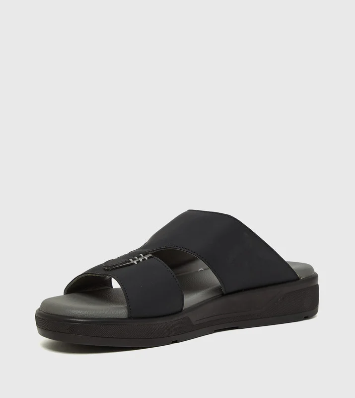Steve Madden Black Men's Comfort Sandals
