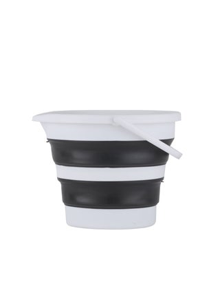 Epsilon 10 L Folding bucket with Handle- EPSFB1619/ Multi-Purpose Utility Buckets, Foldable Design/ Light-Weight, Durable and Stylish Construction, Easy to Store and Carry/ Perfect for Car, Home, Garden, Picnic, Outdoor Use, etc./ Black and white - pzsku/Z4DBB740E4F638E442981Z/45/_/1733560361/1ff22cc5-4715-4f13-a8eb-d22d47c2dafd