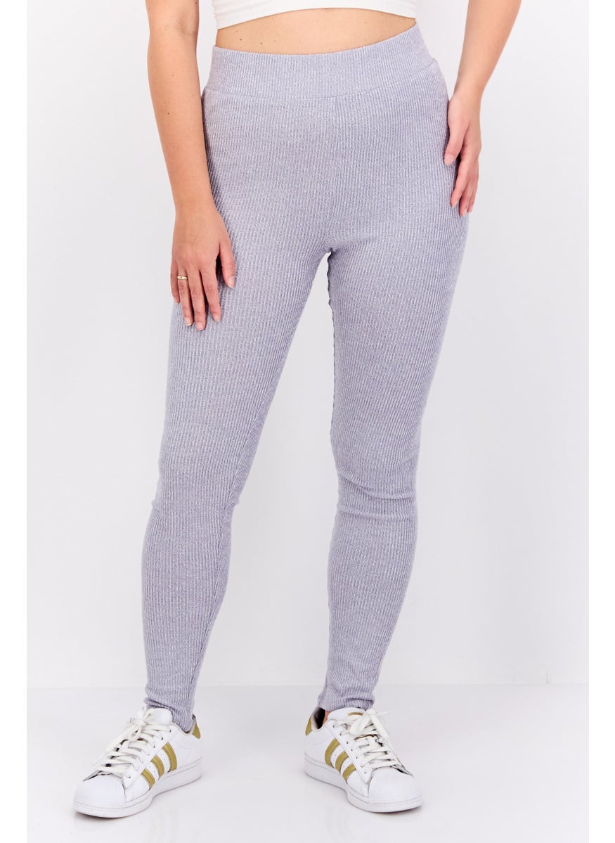 TRIUMPH - Women Textured Leggings, Lavender - Image 1