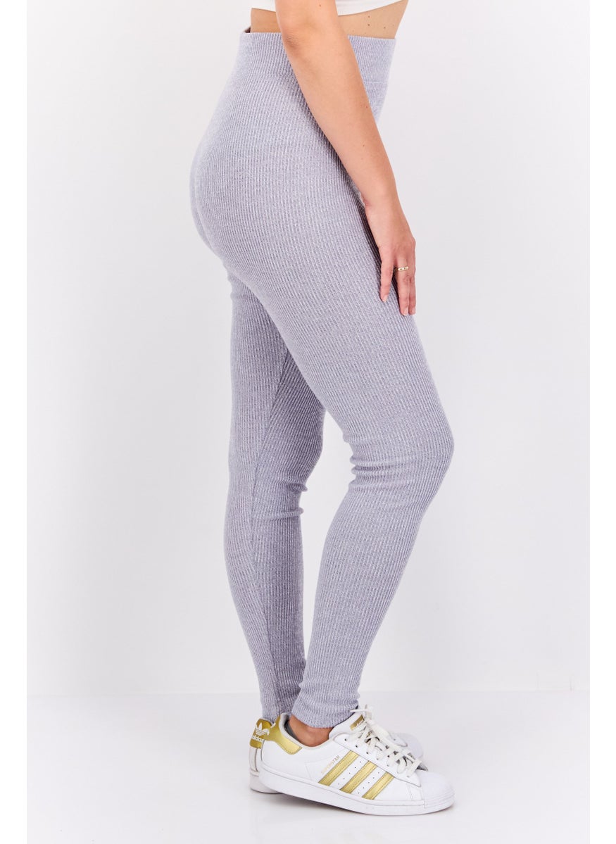 TRIUMPH - Women Textured Leggings, Lavender - Image 1