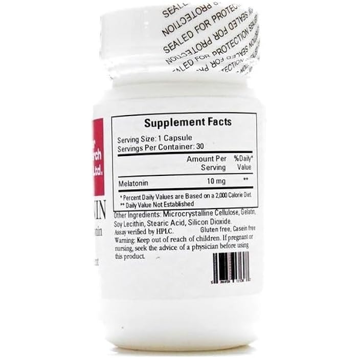 Ecological Formulas Oncotonin Melatonin 10 Mg 30 Caps - Image 2