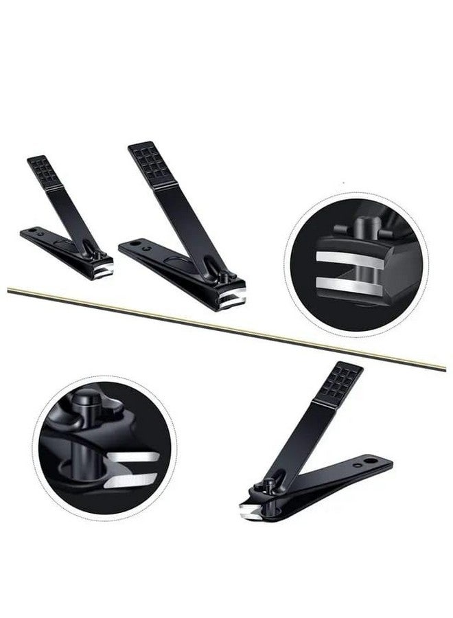 La belleza Premium Manicure Pedicure Tool Set Professional Nail Kit With 10 Pcs Stainless Steel Grooming Kit Tools At-Home Portable Women Travel Kit Nail Cutter Acne Remover Needle, Blackhead Tool - Image 2