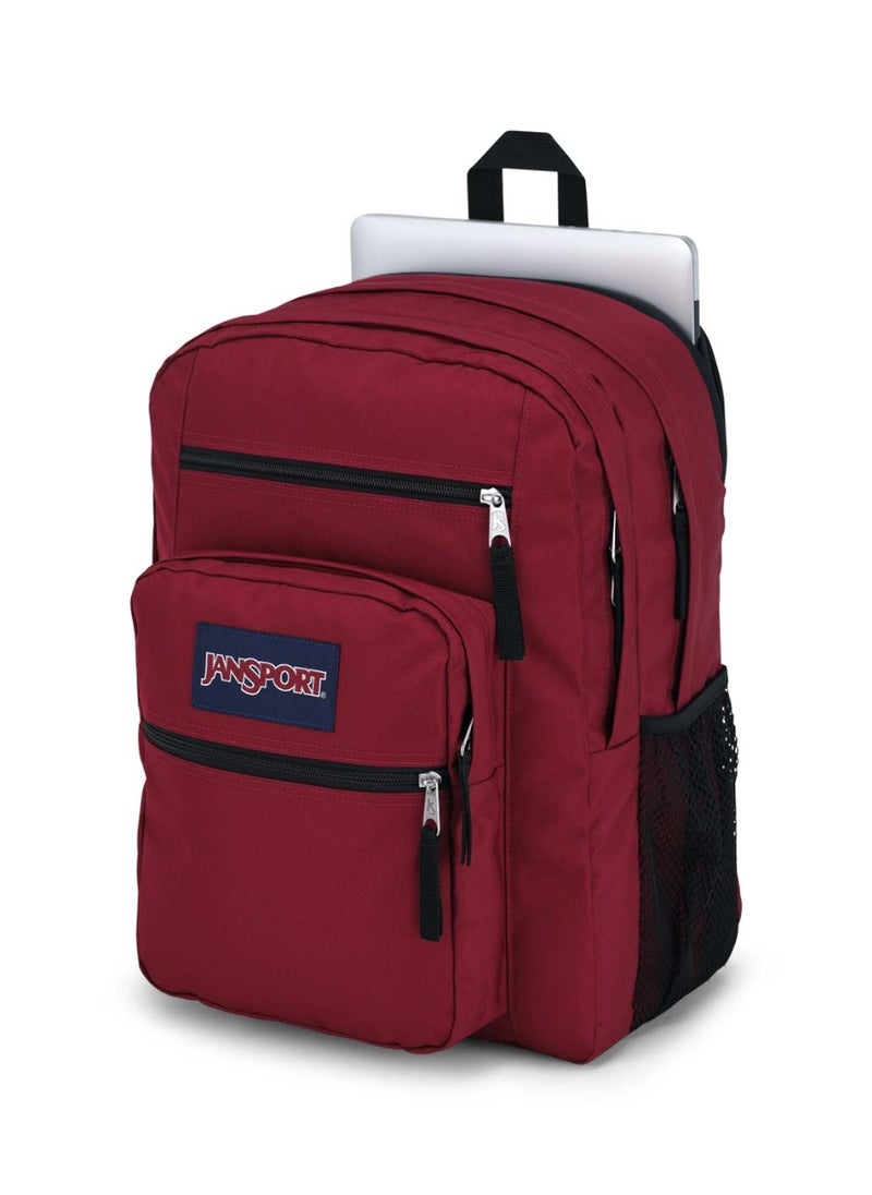JANSPORT Big Student backpack Two Large Main Compartments Dedicated Laptop Sleeve, 34 L, 0.65 kg, 15.5 Inch - Russet Red  - Image 4