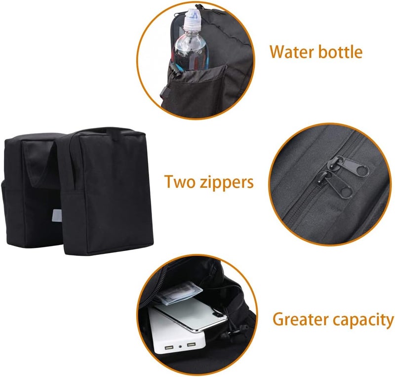 BELOMI ATV Tank Top Bag - Waterproof Motorcycle Saddlebags with Drink Pocket - Image 3