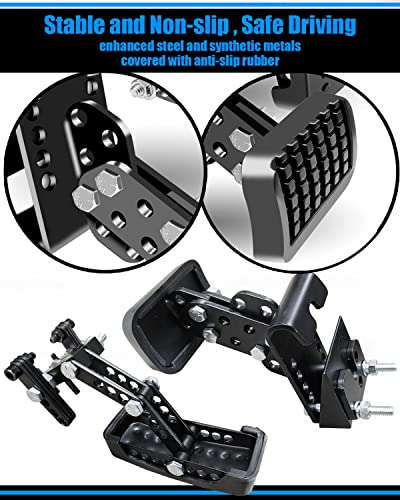 TADYAO Universal Gas and Brake Pedal Extenders for Short Drivers People, Adjustable Length and Angle Brake and Accelerator Pedals Extender for Car, Go Kart, Ride on Toys - Image 4