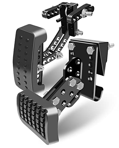 TADYAO Universal Gas and Brake Pedal Extenders for Short Drivers People, Adjustable Length and Angle Brake and Accelerator Pedals Extender for Car, Go Kart, Ride on Toys - Image 1