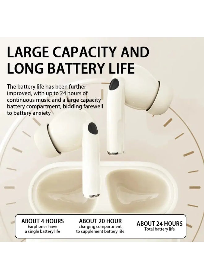 لينوفو سماعات أذن لاسلكية EA230 بتقنية بلوتوث 5.4 المتطورة لاتصال مستقر وصوت منخفض الكمون. تتميز بتصميم مريح داخل الأذن لارتداء آمن ومريح طوال اليوم، بالإضافة إلى علبة شحن كبيرة السعة تدوم حتى 40 ساعة. - Image 3