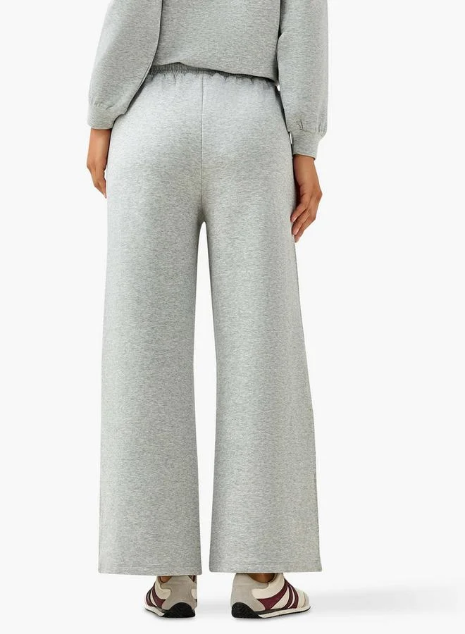 SP Characters  Relaxed Fit Comfort Waist Cotton Track Pants with Harvard University Detail for Women | Best Price UAE