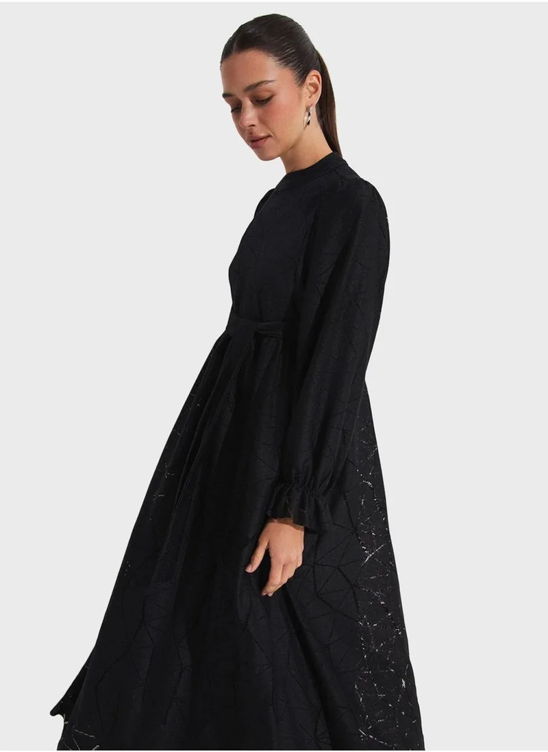 JUNE Long Sleeve Maxi Dress