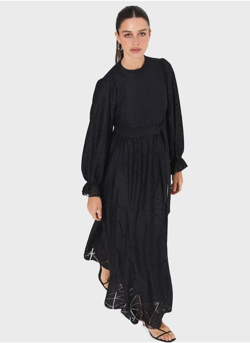JUNE Long Sleeve Maxi Dress