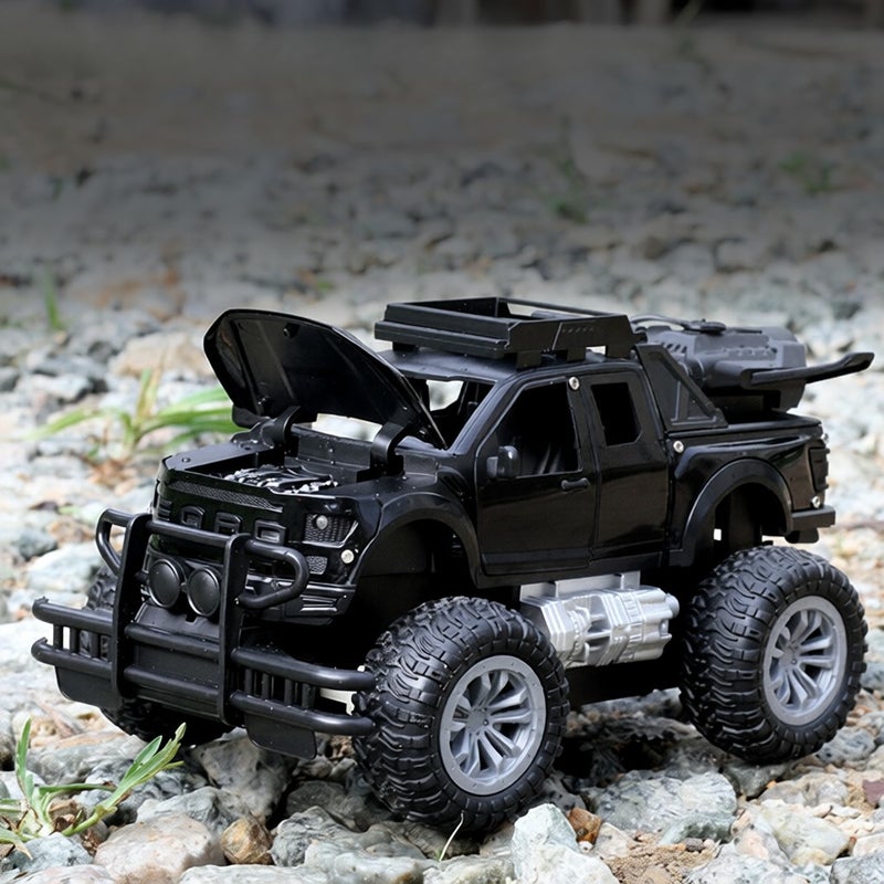 Remote Control Car, 1:18 Scale All Terrain Water Shooting Remote Control Car, Rechargeable Electric Off-Road Vehicle with LED Headlights, Car Toy Gifts for Boys Girls Kids - Image 2