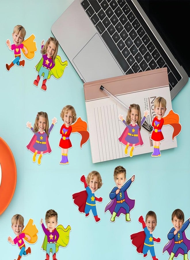 48 Super Themed Cutouts Bulletin Board Decorations Hero Theme Paper Cut Outs DIY Photo Picture Craft for Kids Back to School Bulletin Board Kindergarten Party Classroom Birthday Supplies - Image 3