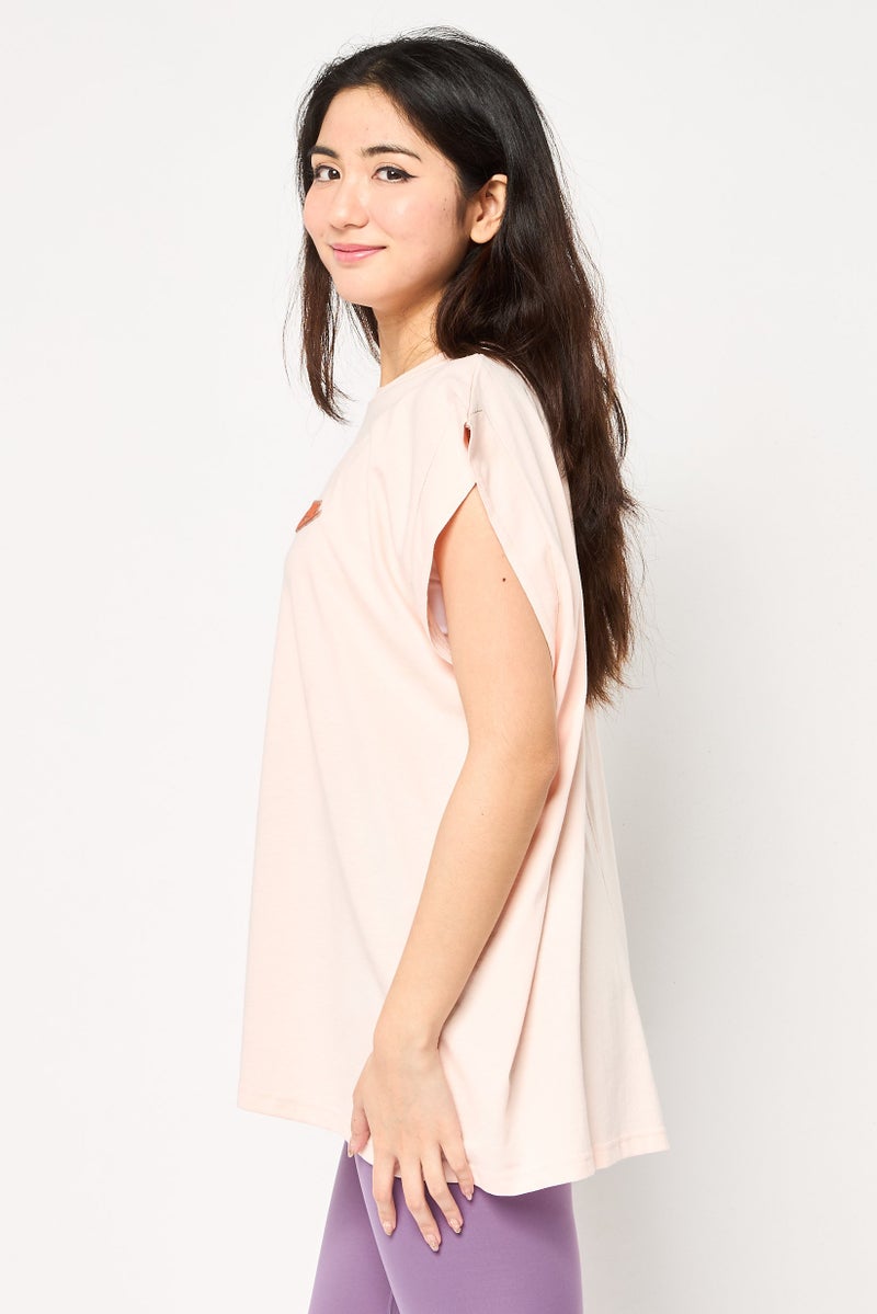 Nike Women Oversized Fit Sleeveless Outdoor Tank Top, Peach - Image 3