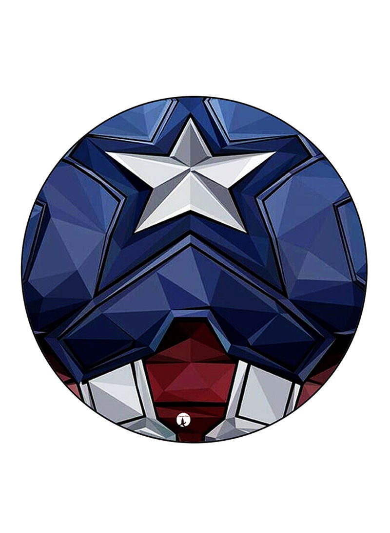 Captain America Printed Mouse Pad  Multicolour
