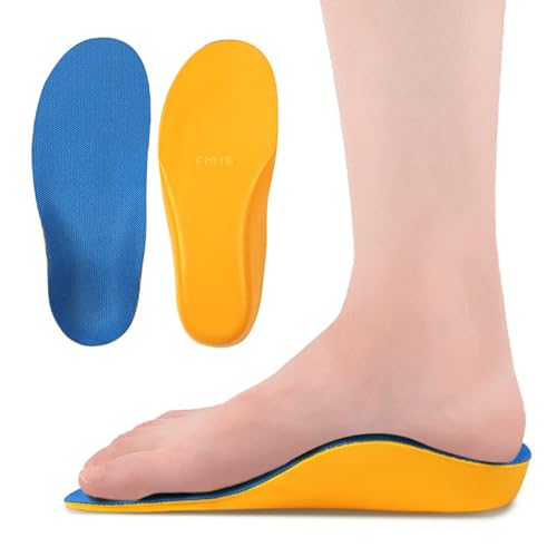 JSHshield Kids InsertsKids Orthotic Arch Support Shoe InsolesChildren Pu Cushioning Inserts for Flat feetPlantar FasciitisFeet Heel Pain Relief - Image 2