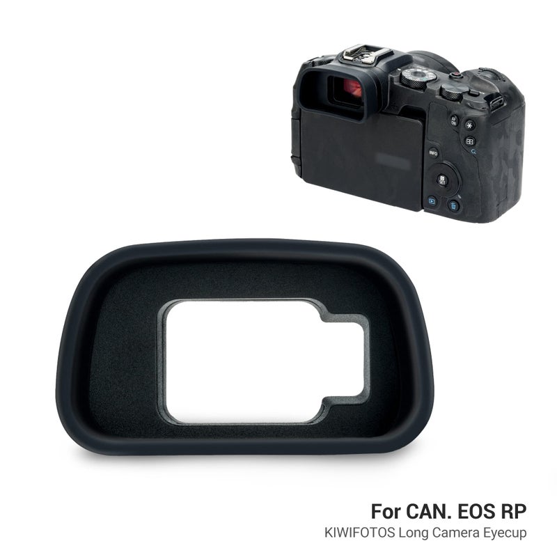 JJC Camera Eyecup Eyepiece Viewfinder for Canon EOS R8 & RP Mirrorless Camera with Extended Soft Silicone Design - Image 2