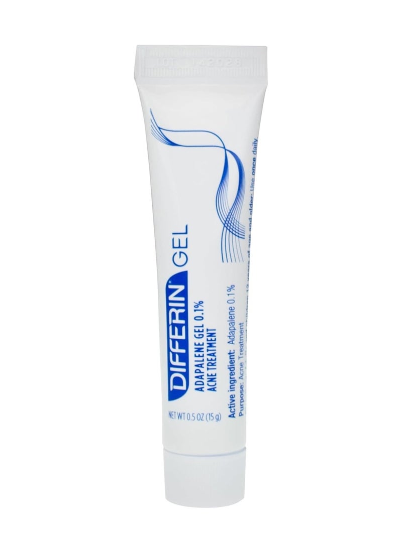 Differin Gel Acne Treatment, Fragrance Free, 0.5 oz (30g)