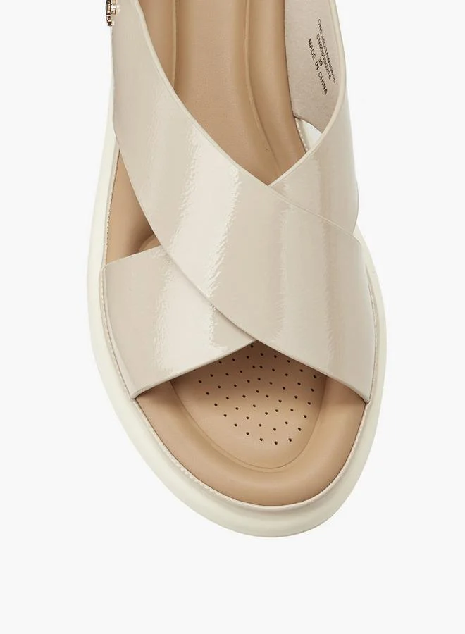 Le Confort BEIGE Women Hook & Loop Sandals for Women | Best Price UAE