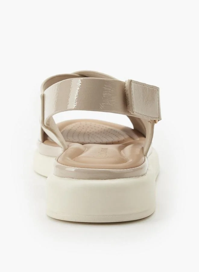 Le Confort BEIGE Women Hook & Loop Sandals for Women | Best Price UAE
