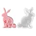 PEVOGON Easter Candle Mold for Candle Making 3D Rabbit Silicone Mold for Resin Casting DIY Plaster Polymer Clay Home Decoration - Image 2