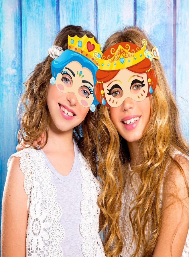 Qpout 30pcs Purim Masks with Black Elastic Rope,Purim Story Character Paper Masks Decorations for Purim Jewish Festival Costume Accessories Party Favors Supplies Cosplay Classroom Game - Image 5