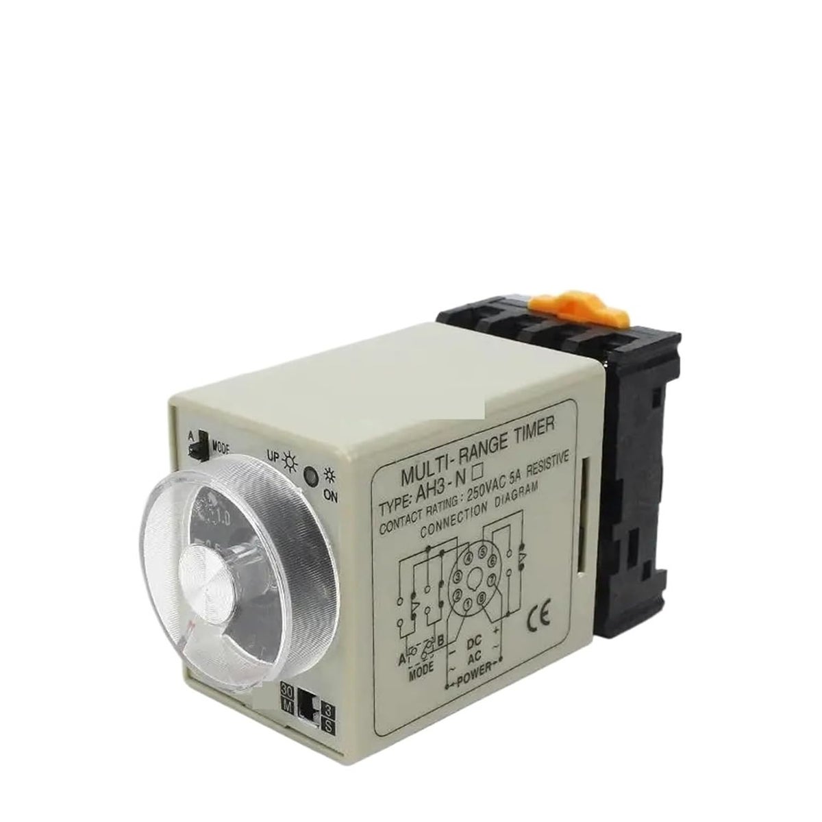 Generic Timer Relay Time Control Switch AH3 NB 3S 30M AC 220V Power ...