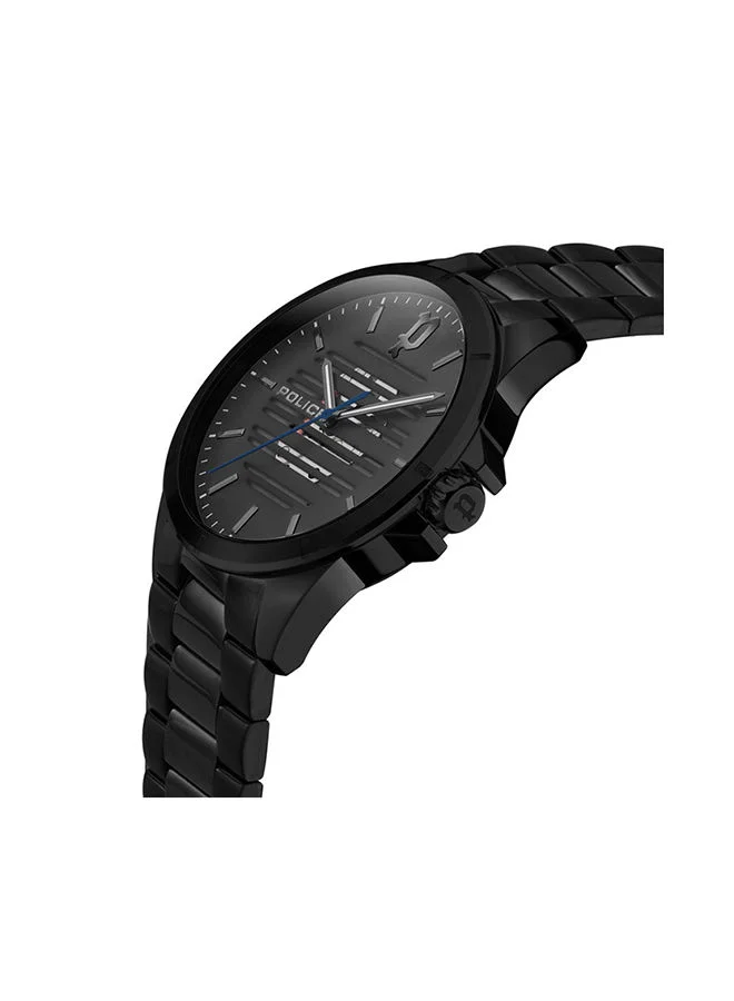 POLICE Analog Stainless steel Wrist Watch PEWJG2204505 - 45mm -Black