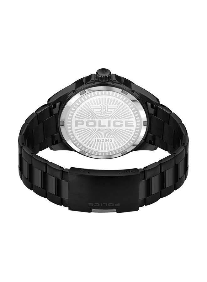 POLICE Analog Stainless steel Wrist Watch PEWJG2204505 - 45mm -Black