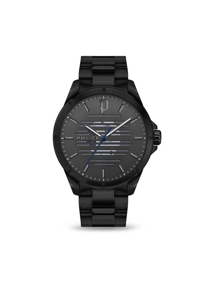 POLICE Analog Stainless steel Wrist Watch PEWJG2204505 - 45mm -Black