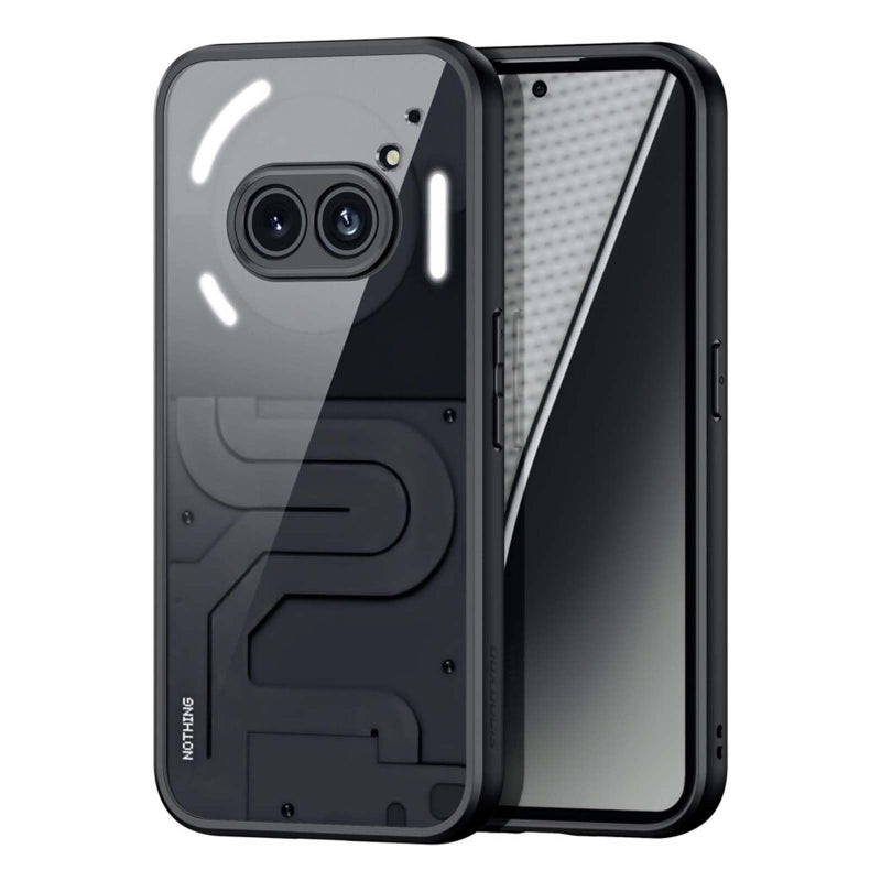 OIATROE Back Cover for Nothing Phone 2a SlimFit Antifingerprint Matte Texture Phone Case For Nothing Phone 2aBlack