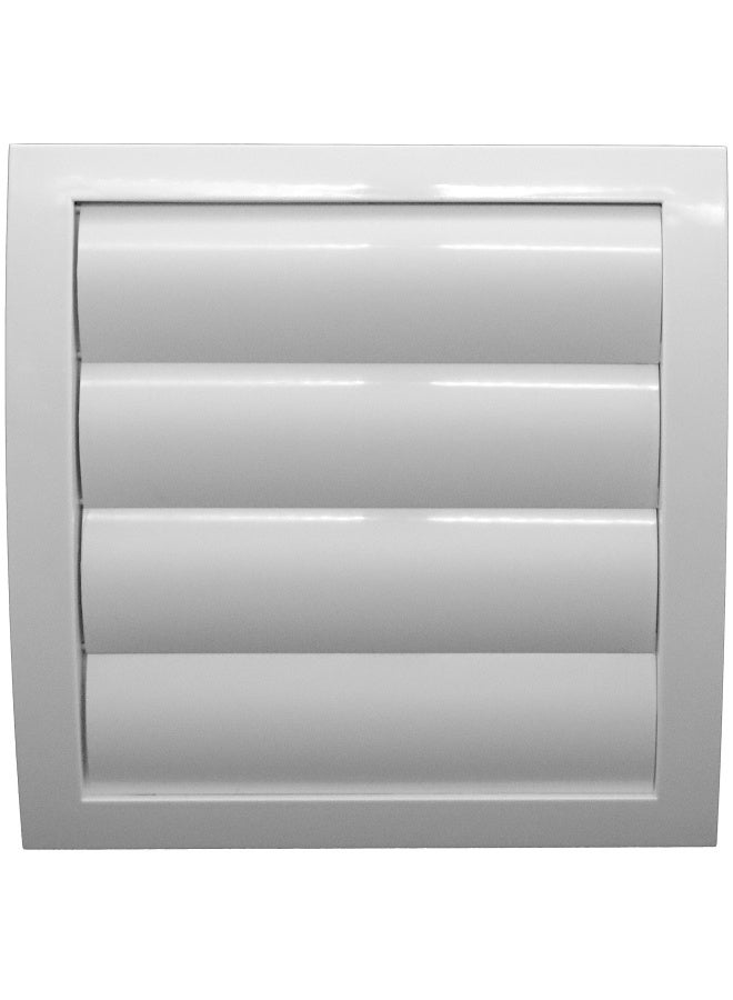 White Exhaust Hood Vent 6  Inch With Built-In Pest Guard Screen And White Air Vent Cover Hvac Exhaust Vent Duct Cover Exhaust Cap - Image 2