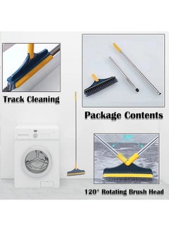 Bathroom Cleaning Brush With Wiper Tiles Cleaning Brush Floor Scrub Bathroom Brush With Long Handle 120° Rotate Bathroom Floor Cleaning Brush Home Kitchen Cleaning Mop (Standard 2 In 1) - pzsku/Z4DBCCCC52CEF8650DAEEZ/45/_/1733731361/a6263a23-7bc6-425b-96d3-e2287fe68420