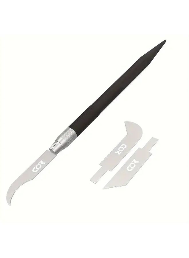 Model A Mini Hand Saw Set with 6 Blades for Hobby DIY and Craft Cutting - Image 3