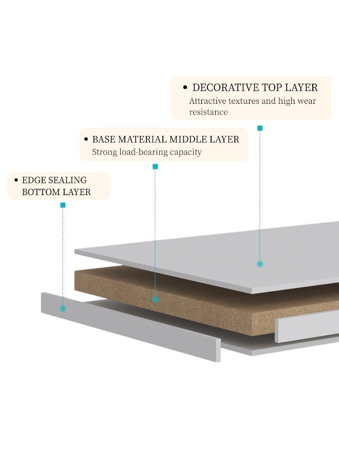 GoldenLike  خزانة جانبية، خزانة تخزين المطبخ، خزانة بوفيه، خزانة ركن القهوة مع باب، خزانة عملية للمطبخ، غرفة الطعام، غرفة المعيشة - Image 5