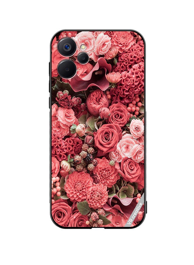 VR CREATIVE Protective Case Cover For Realme 9i 5G Rose Design Multicolour - Image 1