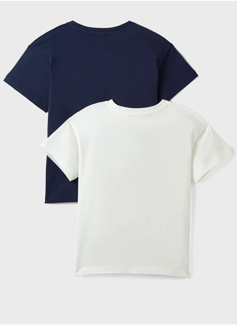 جون Kids 2 Pack Essential T-Shirt