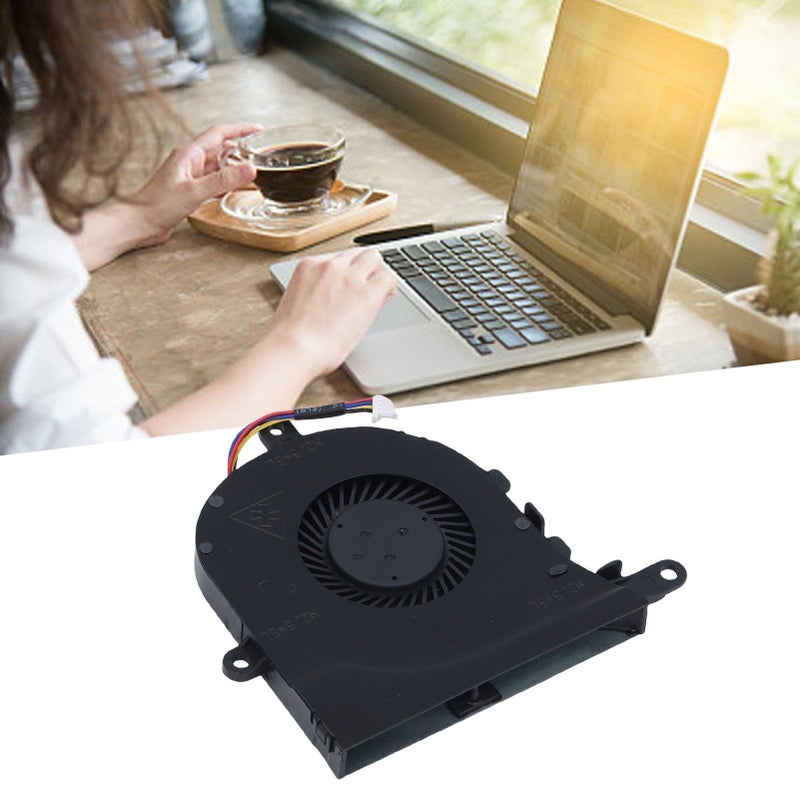 CPU Cooling Fan Aluminum Alloy Laptop Replacement Compatible With Dell Latitude 5570 5770 7580 5590 3590 E3590 - Image 4