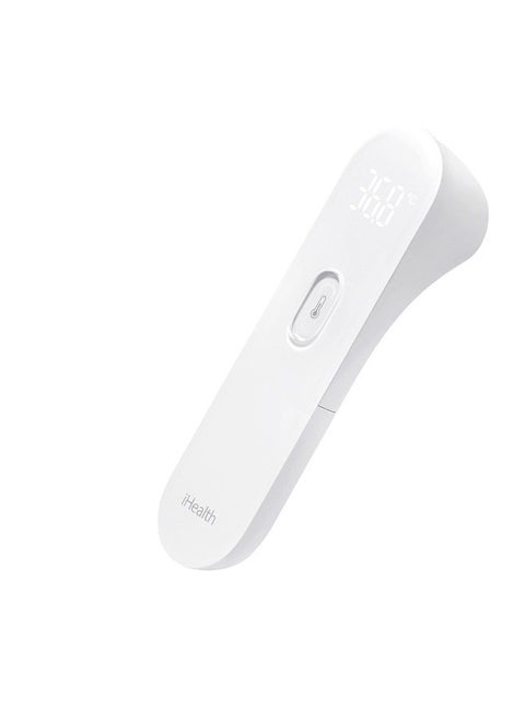 iHealth No-Touch Forehead Thermometer, Digital Infrared Thermometer for Adults and Kids, Touchless Baby Thermometer, 3 Ultra-Sensitive Sensors, Large LED Digits, Quiet Vibration Feedback, Non Contact