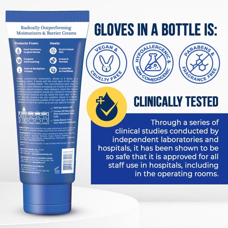 Gloves In A Bottle Shielding Lotion (3 Pack 3.4oz Tube) - Image 5