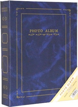 GünTech 10X15 200 Paperback Photo Album Navy Blue  - Image 1