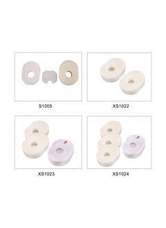 NIBEMINENT 4-Piece Foam Felt Filter For Shark Rocket HV300/HV301/HV300W/HV302/HV305/HV310 H24298-4 white  - Image 4