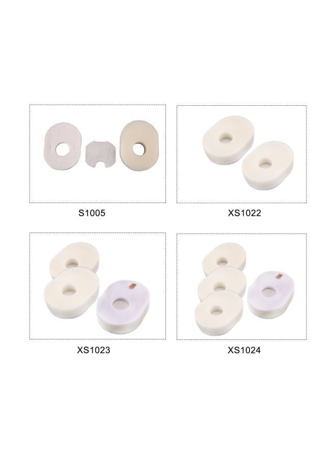 NIBEMINENT 4-Piece Foam Felt Filter For Shark Rocket HV300/HV301/HV300W/HV302/HV305/HV310 H24298-4 white  - Image 4